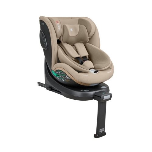 Kikka Boo KikkaBoo autosedi&amp;scaron;te 40-150 cm I-twist premium I-size isofix sa potpornom nogom sand ( kkb00116 ) Slike