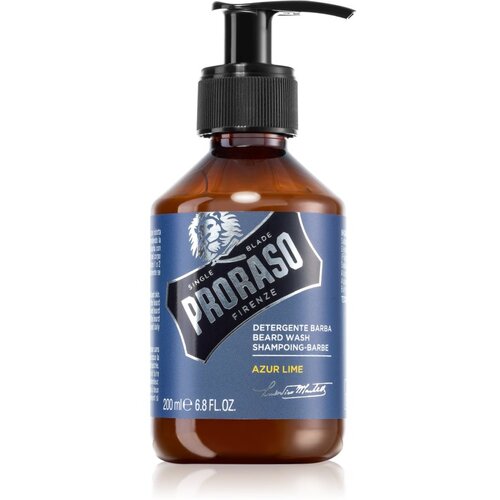 Proraso Azur Lime Beard Wash šampon za brado z vonjem citrusov in brina 200 ml za moške Cene