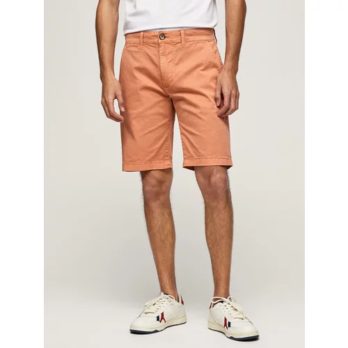 Pepe Jeans Kratke hlače Oranžna