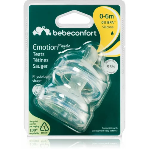 Bebe Confort Emotion Physio Slow Flow cucelj za stekleničko 0-6 m 2 kos
