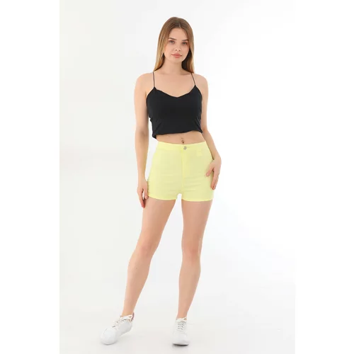 BİKELİFE Women's Slimming Mini Lycra Shorts