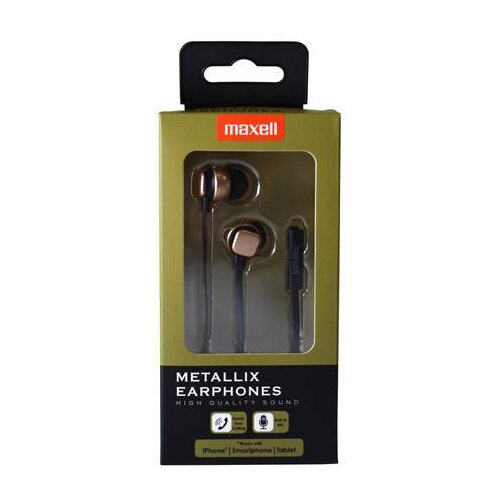 Maxell Slušalke METALLIX zlate, (20451559) Cene
