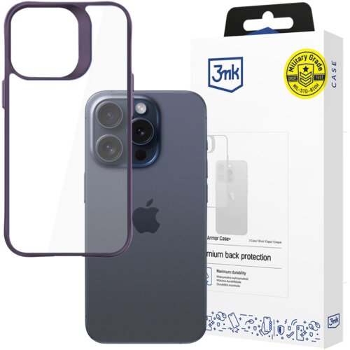 3mk OVITEK SATIN ARMOR VIJOLIČEN ZA OVITEK APPLE IPHONE 15 PRO, (21970486) Cene