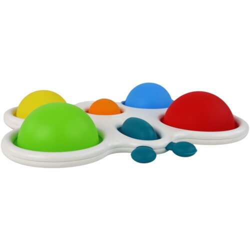 Lean Toys silikonska tabla colorful butterfly pop it educational Slike