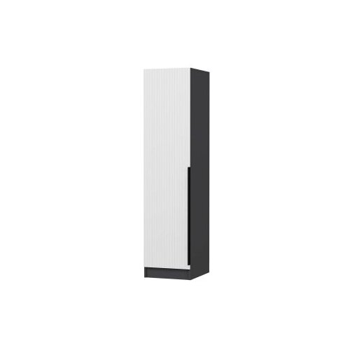 Hanah home Ormar Minar Kale-8769, 45x210x52 cm, Bijelo-antracit Slike