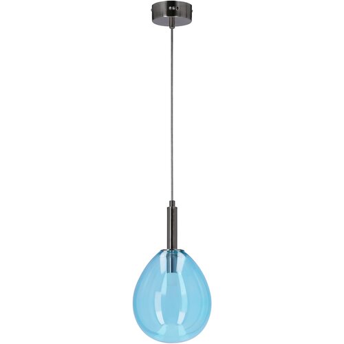 Candellux Modra LED viseča svetilka s steklenim senčilom Lukka &amp;ndash; Slike