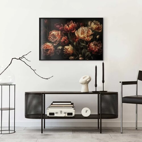  Plakat Blooming Tulips 60x40 Crni okvir Cene