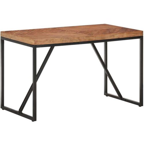  Blagovaonski stol 120 x 60 x 76 cm masivno drvo bagrema i manga Cijene