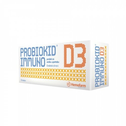 Hemofarm probiokid immuno D3 prasak, 10 kesica Slike