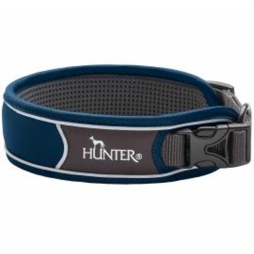 Hunter ogrlica divo 55-65/XL tamnoplavo/sivo Cene