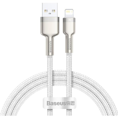  USB kabel za Lightning Cafule, 2.4A, 1m (bel), (20627472) Cene