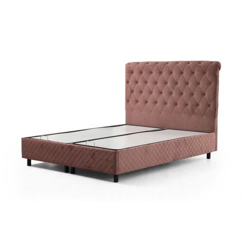 Hanah home Sonata 90 x 190 - Dusty Rose Dusty Rose Single Bed Base & Headboard Cene