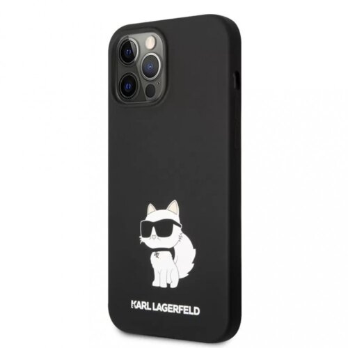 Karl Lagerfeld Originalen ovitek KLHCP13XSNCHBCK za iPhone 13 Pro Max črn silikonska zaščita - IML NFT Choupette Body Cene