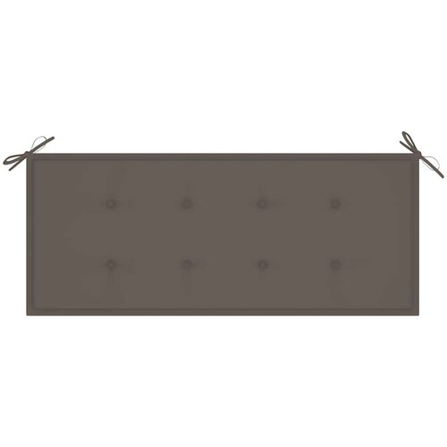  Klupa s jastukom 120 cm od bambusa Slike