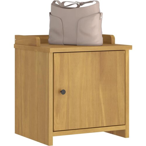  Klupa za predsoblje SANDNES 45x40x50 cm od masivne borovine Smeđa Slike
