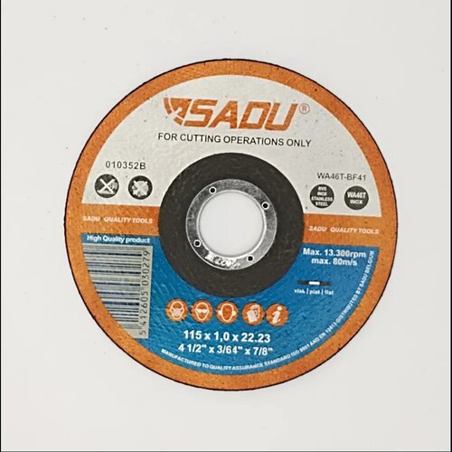 SADU Rezna ploča 115x1 metal/inox Cene