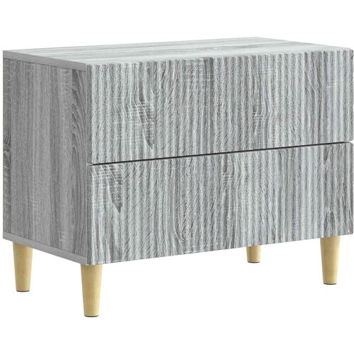 vidaXL Noćni ormar Siva sonoma 62 x 34 5 x 48 cm Konstruirano drvo - Siva sonoma Cene