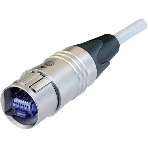 Neutrik NKE6S-3 RJ45 omrežni kabel\, Patch kabel CAT 6 S/FTP 3.00 m bela 1 kos, (20421659) Slike