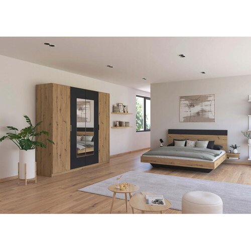 Boxxx SPALNICA, temno siva, hrast artisan Slike