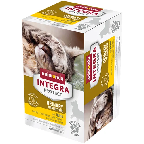 Animonda Varčno pakiranje Integra Protect Adult Urinary struvitni kamni 24 x 100 g - S piščancem