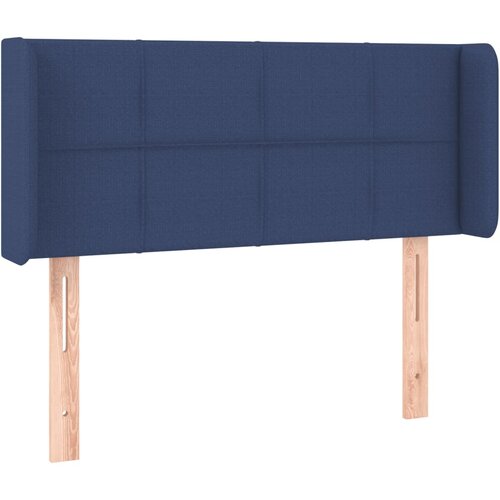 Maison Chic vzglavna omarica - nočna omarica - posteljna omarica z ušesi modro 93x16x78/88 cm blago, (21708373) Cene