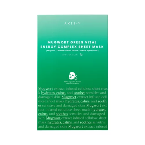 AXIS_Y Mugwort Green Vital Energy Complex Sheet Mask