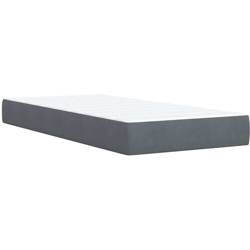 Box spring krevet s madracem tamnosivi 90x190 cm bar&amp;scaron;unasti Slike