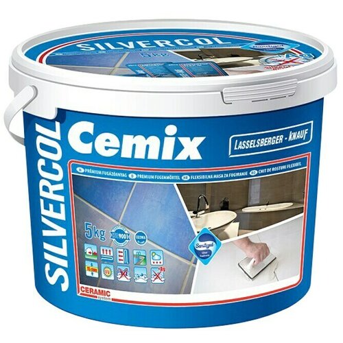 Cemix Fleksibilna masa za fugiranje (Manhattan, 5 kg) Slike