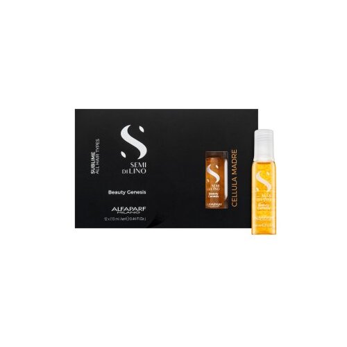 Alfaparf Semi Di Lino Sublime Cellula Madre Beauty Genesis serum za lase za po&scaron;kodovane lase za suhe lase za vse vrste las 12x13 ml za ženske Cene