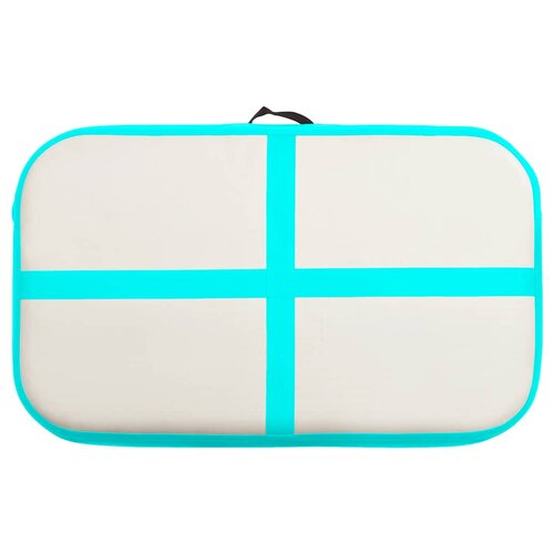  Strunjača na napuhavanje s crpkom 60 x 100 x 10 cm PVC zelena Slike