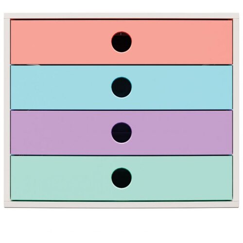 KUTIJA S 4 LADICE CANDY TIDY EXACOMPTA 227707D BIJELA-SORT Cene