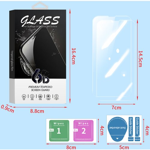 INF Za&amp;scaron;čita zaslona iz kaljenega stekla za iPhone - 2 paketa iPhone 16 Pro, (22105364) Slike