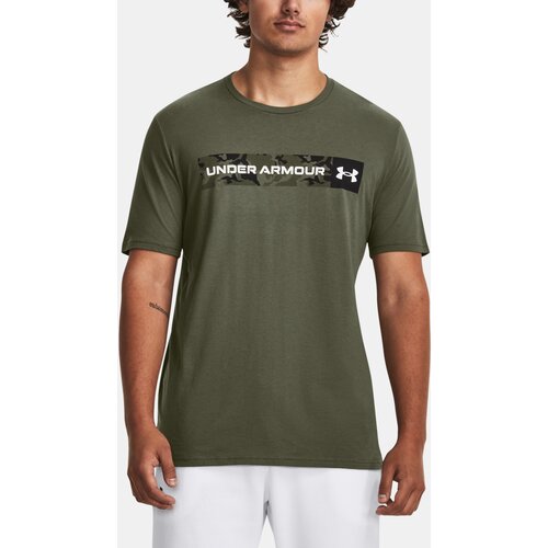 Under Armour T-Shirt UA CAMO CHEST STRIPE SS-GRN - Men Slike