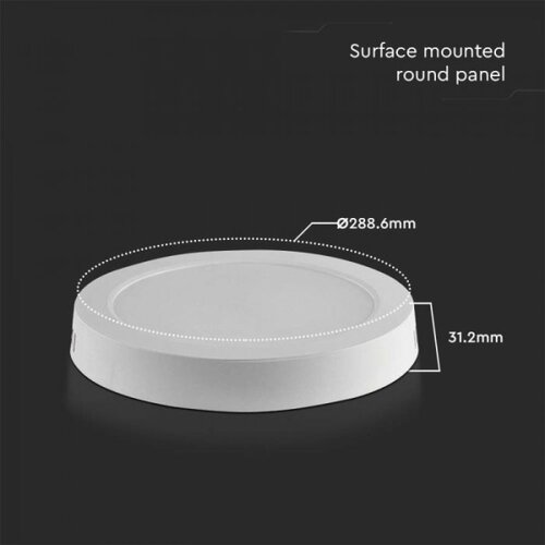  LED plafonsko svetlo LED/24W/230V 3000K, prečnik 28,8 cm Slike