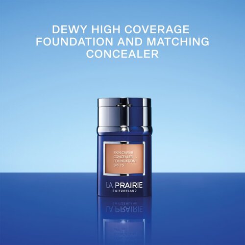 La Prairie Skin Caviar Concealer Foundation tekući puder i korektor SPF 15 nijansa NW-40 Almond Beige 30 ml Slike
