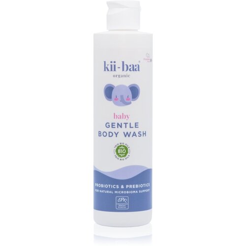 kii-baa® organic Baby Gentle Body Wash emulzija za umivanje s probiotiki in prebiotiki za otroke od rojstva 250 ml Cene