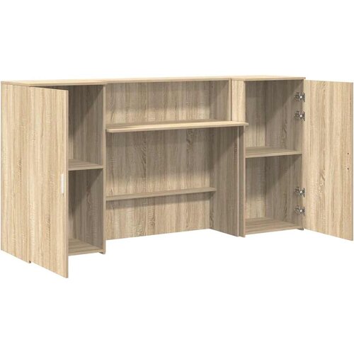  Recepcijski stol 200x50x103,5 cm od konstruiranog drva Slike
