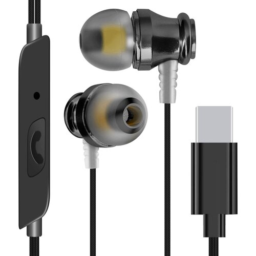 LINQ slu&amp;scaron;alke Komplet žicnih u&amp;scaron;esnih slu&amp;scaron;alk USB-C za prostorocno telefoniranje, - crne, (20763378) Slike
