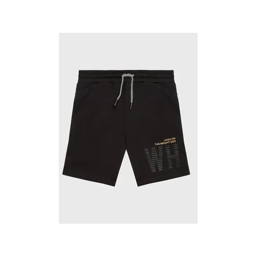 Coccodrillo Športne kratke hlače WC2120501LOK Črna Regular Fit