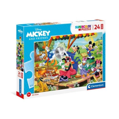 Clementoni puzzle 24 maxi disney mickey ( CL24218 ) Slike