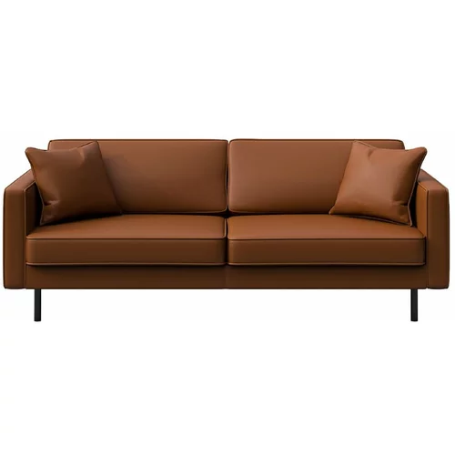 MESONICA Konjak smeđa kožna sofa 207 cm Kobo –