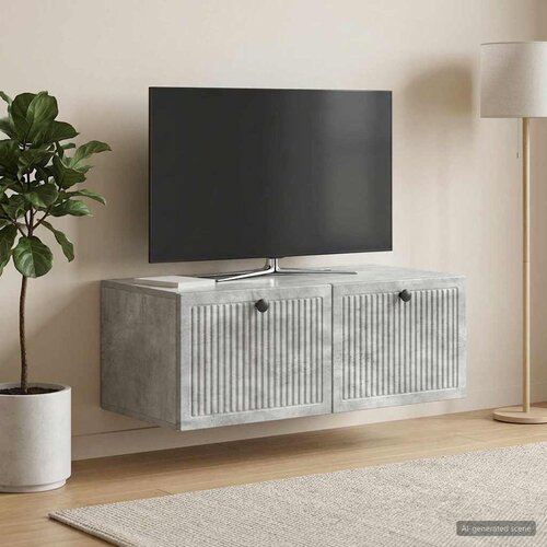 TV ormar za zid Zidne Betonska siva 78,5 x 41 x 30 cm Cene