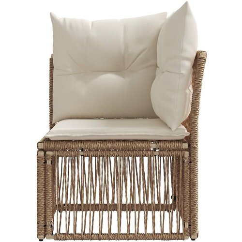  Kutna sofa Bež poliratan - Bež Kutna sofa Slike