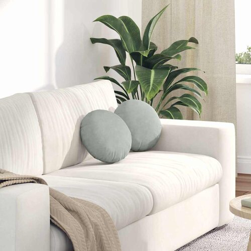  Jastučići za sjedenje 2 pcs Svijetlo siva &Oslash;30 x 13 cm Bar&scaron;un Cijene