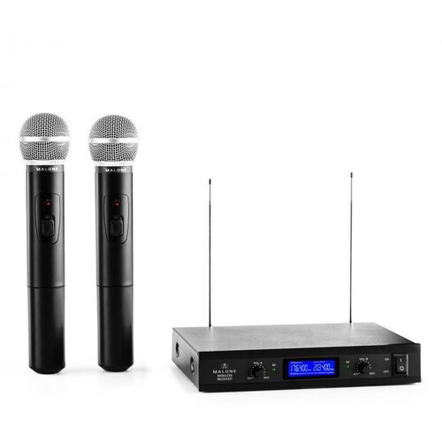 Auna VHF-400 DUO 1, 2-KANALNI SET VHF BREZŽIČNIH MIKROFONOV, 1 X SPREJEMNIK, 2 X ROČNI MIKROFON Cene