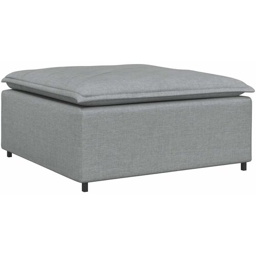 vidaXL Modularni kavč s podnožjem svetlo siv 100x100x48 cm, (5000137985) Cene