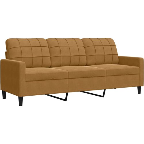 2-dijelni set sofa s jastucima smeđi bar&amp;scaron;unasti Slike
