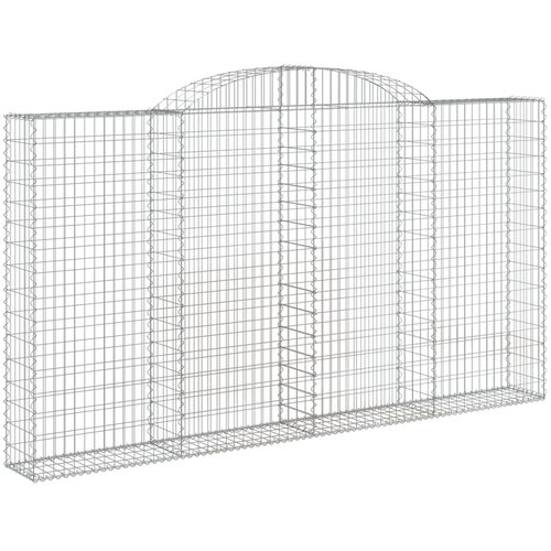  Gabionska ko&amp;scaron;ara s lukom 300x30x160/180 cm pocinčano željezo Slike