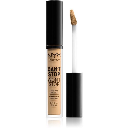 NYX Professional Makeup Can&amp;#039;t Stop Won&amp;#039;t Stop tekoči korektor odtenek 08 True Beige 3.5 ml Slike