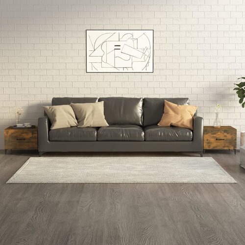 Furnova Klubska mizica s kovinskimi nogami 2 kosa 50x50x40 cm, (21912997) Slike